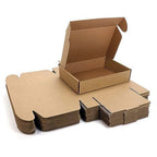 3Ply Brown Corrugated Flat Box Self Locking (8x8x2 inches)