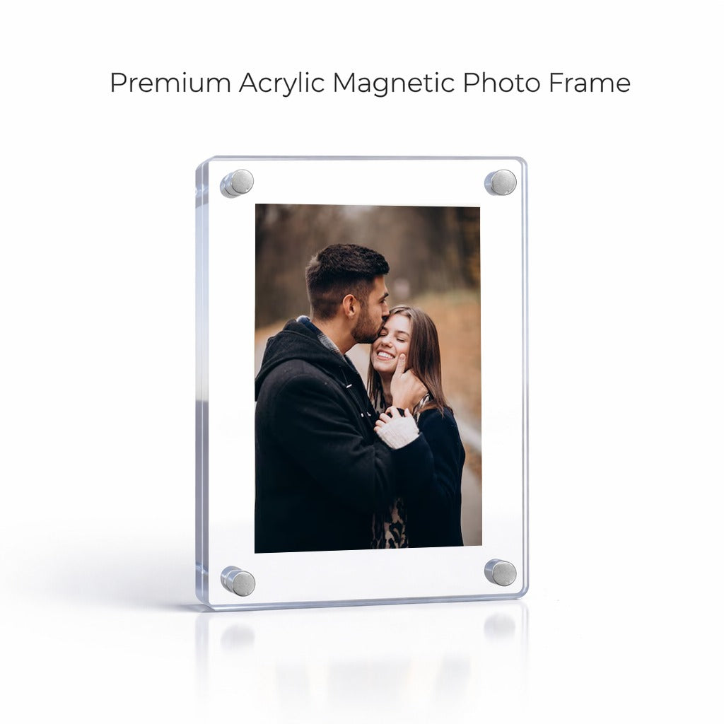 Acrylic Fridge magnets with photo replaceable option
