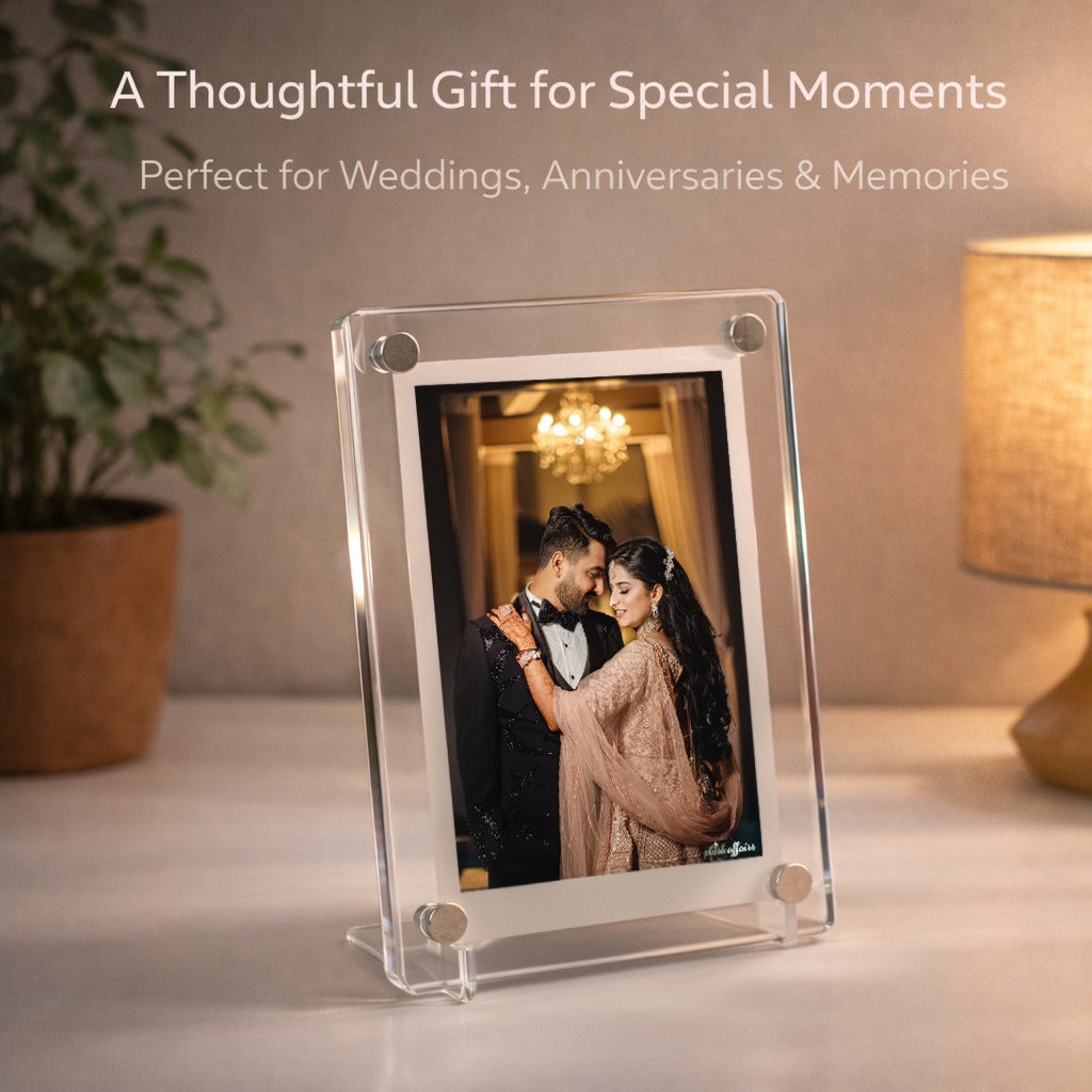 Acrylic Fridge magnets with photo replaceable option