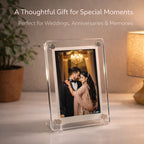 Acrylic Fridge magnets with photo replaceable option
