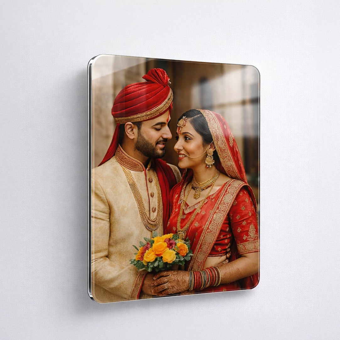 Artszila Personalized Love Quote UV Acrylic Print, Wall Art Decor, Being With You Quote, Custom Romantic Photo Display, Home Decoration, Living Room Artwork