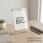 Acrylic Fridge magnets with photo replaceable option